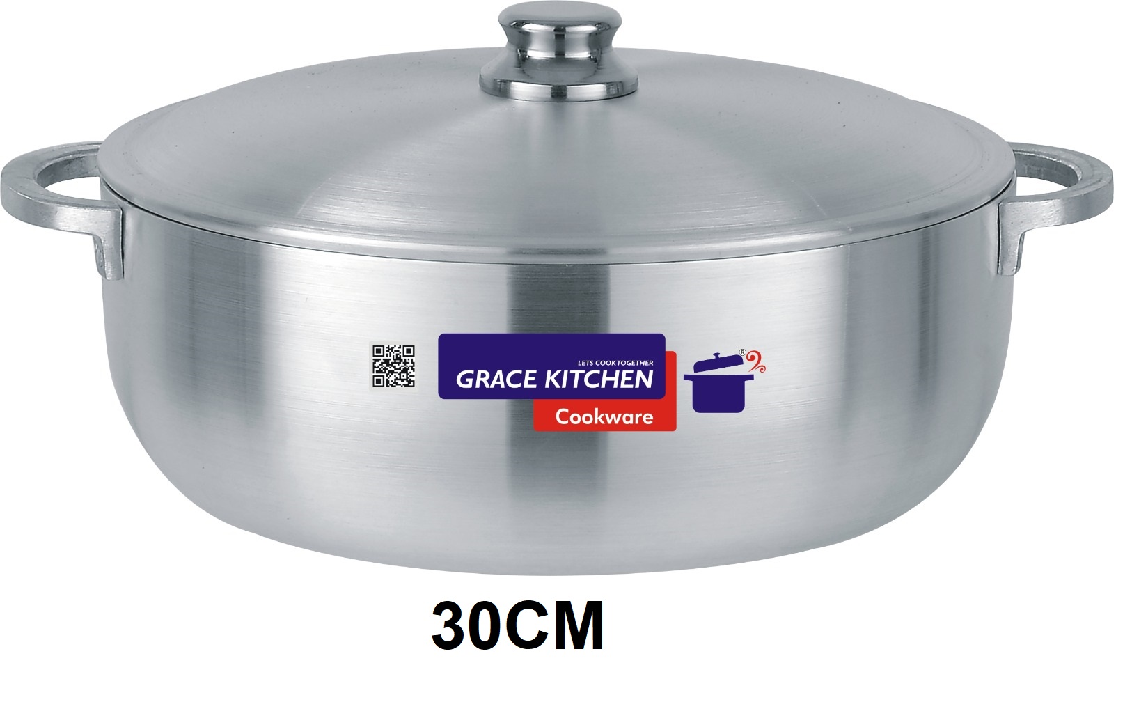 Premium Metal Finish Kaldero 30CM (Shrink Wrapped-Bar Coded)